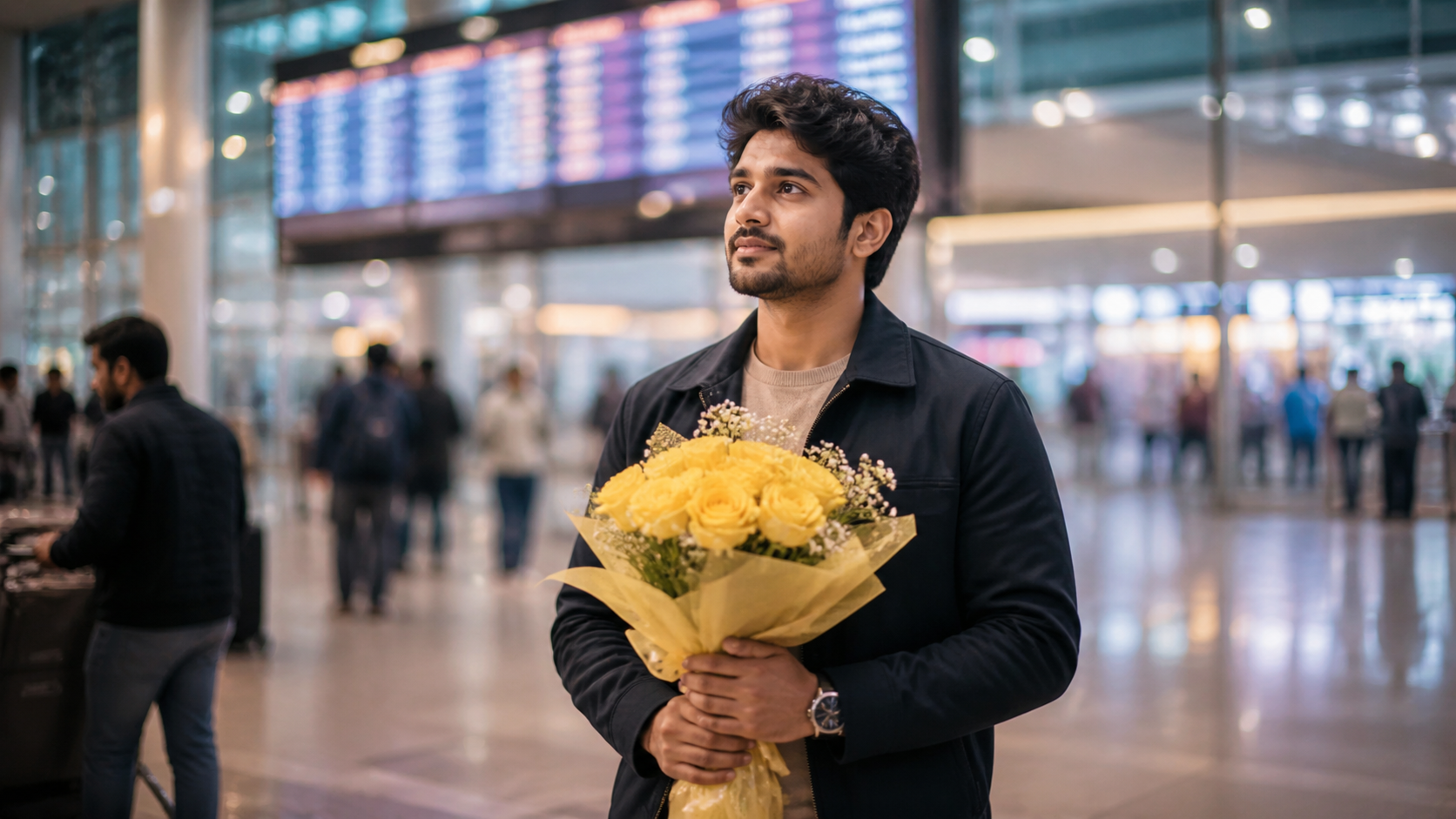 Kalvan Kanmani Kaga Yellow Bouquet Udan Kathirunthan